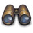 Golden Binoculars Icon